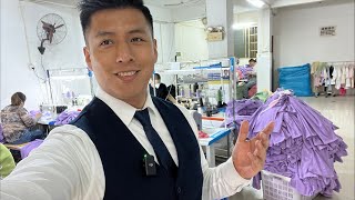 Recorriendo fábricas reales de ropa en china 🇨🇳 sin intermediarios [upl. by Pelpel309]