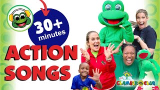 Awesome Kids Action songs Gross motor songs for kids to get up get active and get moving [upl. by Bidle879]