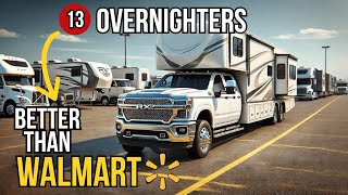 13 RV Overnighters That Surpass Walmart RV LIFE [upl. by Zacharie714]