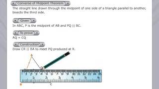 Midpoint Theorem  Proof  Explanation  Problems [upl. by Yerahcaz]