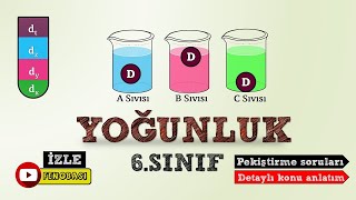 YOĞUNLUK ÖZKÜTLE 6SINIF FEN BİLİMLERİ DETAYLI VE SORU [upl. by Lleihsad756]