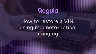 How to restore a VIN tag using magnetooptical imaging [upl. by Kenyon]