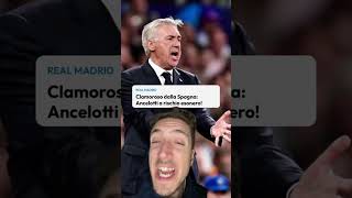 ANCELOTTI È A RISCHIO ESONERO⁉️😱calcio ancelotti realmadrid laliga championsleague [upl. by Mathe]