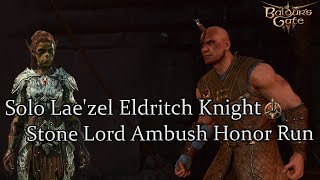 Solo Laezel Eldritch Knight Stone lord Honor Run Part 54 [upl. by Schertz949]