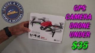 ZD012 Camera Drone with GPS and Brushless Motors Under 35  Full Flight Test and Review [upl. by Yltneb]