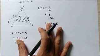 Q 922 Solution Ray Optics CBSE Std 12 Physics [upl. by Ellenoj]