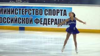 Anastasia Gubanova RUS  Russian Juniors 2014 SP [upl. by Atilal]