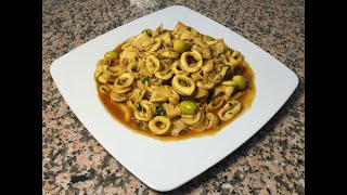 RECETTE D’ÉTÉ MÉDITERRANÉENNE LES CALAMARS À LA PROVENÇALE ET COMMENT NETTOYER UN CALAMAR [upl. by Joletta]