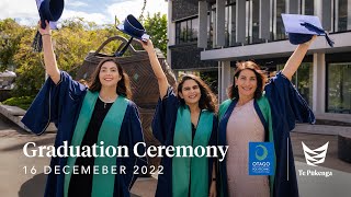 Otago Polytechnic Graduation Ceremony One  16 December 2022 [upl. by Hahnke]