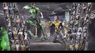 Green Lantern vs Sinestro Injustice Ultimate Edition Showdown PS5 Gameplay [upl. by Nalon]