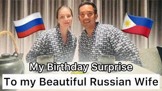 My BIRTHDAY SURPRISE to my Beautiful RUSSIAN Wife [upl. by Elke327]