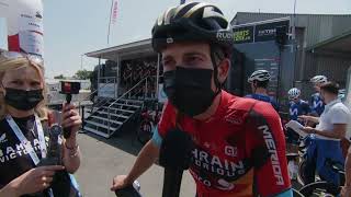 Gino Mäder  Interview at the start  Stage 3  Tour de Suisse 2023 [upl. by Chlores]