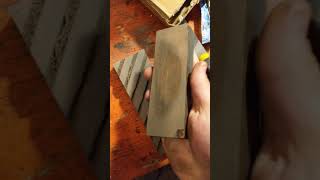 Knife 🔪 Whetstone repair  making flat with trueing stone tools machinist repair bladesmithing [upl. by Farkas]