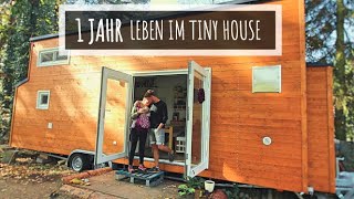 ➤ 1 Jahr leben im Tiny House Rückblick Fazit  Zurück in die Wohnung I Tiny House Deutschland [upl. by Jonell]