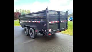 2024 PJ Trailers Dump DE16225K4 Sides  Halsey OR [upl. by Taft507]