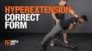 Hyperextension Correct Form  Gareth Sapstead [upl. by Sapphera]