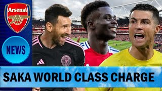 Bukayo Saka To Hit Ronaldo Messi World Class Levels  Konate France Captain Consideration [upl. by Marnia]