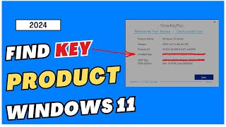 How to Find Product Key for Windows 11  How to Find Windows 10 Product Key [upl. by Barayon]