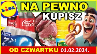 LIDL  Gazetka Promocyjna od Czwartku 01022024  Wszystko i tanio [upl. by Adlez174]