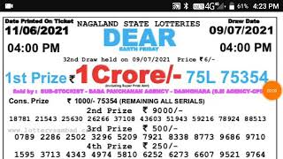 Lottery sambad 972021 result 4pm nagaland state lottery live [upl. by Evslin]