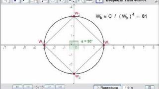 Representación gráfica de las raíces de un número complejo [upl. by Beeck]