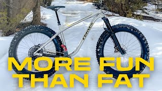 A True Trail Fat Bike Corvus Skookum AF Review [upl. by Inerney]