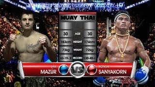 Ján Mazúr SK vs Nonsai Sor Sanyakorn TH — Profiliga Muay Thai 13 [upl. by Robi409]