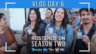 Rostered On  Season 2  Behind the Scenes  Day 6 VLOG [upl. by Otter]