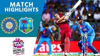 Simmons amp Russell Upset Hosts  India vs West Indies  ICC Mens WT20 SemiFinal 2016  Highlights [upl. by Albertina523]