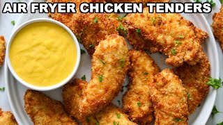 Air Fryer Chicken Tenders amp Copycat Chick Fil A Sauce [upl. by Lhok]