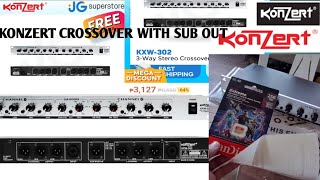 UNBOXING KONZERT CROSSOVER KXW302 3 way [upl. by Goulette955]