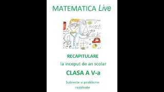 Recapitulare initiala  Lectia 4  Matematica – Cl 5 – Metoda numarului necunoscut fractii calcule [upl. by Nawd981]