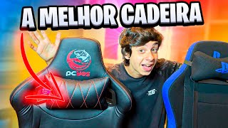 DIFERENÇA ENTRE CADEIRA GAMER  COURO VS TECIDO [upl. by Suoilenroc]