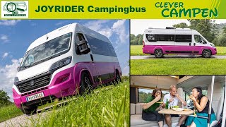 Joyrider 640  Auffällig und anders Ein Campingbus mit speziellem Grundriss  Clever Campen [upl. by Ecinreb]