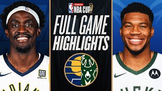 PACERS at BUCKS  EMIRATES NBA CUP 🏆  FULL GAME HIGHLIGHTS  November 22 2024 [upl. by Aniuqahs]