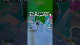 Can’t believe Alia said this💀fortnite fortclips fortnitemontage gaming alia funny shorts [upl. by Bryant]