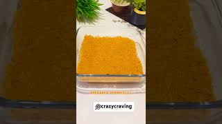 KUNAFA recipe 🤤food youtubeshorts crazycravings [upl. by Kotz]