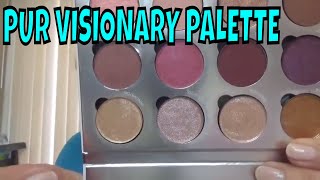 PUR VISIONARY PALETTE REVIEW AND SWATCHES [upl. by Sacha]