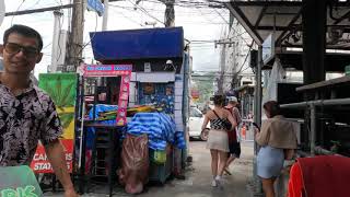 Patong beach bangla walking street  walking clock 1200 am  Phuket Thailand 2024 [upl. by Aennyl]