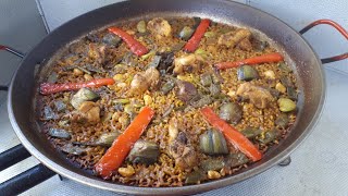 PAELLA VALENCIANA de la RIBERA [upl. by Yniatirb700]