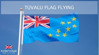 Tuvalu Flag Flying 🇹🇻 [upl. by Attenborough]