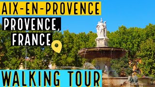 AIXENPROVENCE  Explore the beautiful city of Aix in Provence France  4K [upl. by Issak]