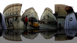 Passeio no centro de Lisboa em 360 [upl. by Kary561]