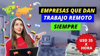 💰Gana 35 x hora 👉Trabaja Desde Casa y gana dinero en internet sin experiencia con estas empresas [upl. by Ttsepmet]