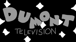 Logo History 188 Dumont Television [upl. by Ydnew]