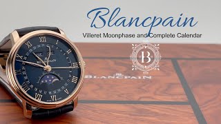 Blancpain Villeret Moonphase amp Complete Calendar 40mm 6654364055b [upl. by Nylahsoj]