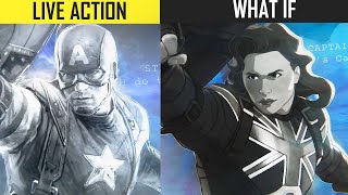 What If Marvel Studios Intro Vs Live Action  Side By Side Comparison [upl. by Niliac]