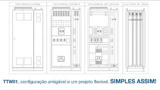 Exemplo Layout no Auto Cad Painel Elétrico WEG [upl. by Corrie]