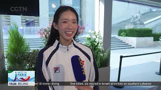 Paris 2024 Olympics womens epee individual champion Vivian Kong Man Wai talks to CGTN [upl. by Aitam547]