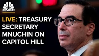 Treasury Secretary Mnuchin Testifies Before House Finance Committee — April 9 2019 [upl. by Shanie]